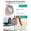 BAGSMART Tennis Gym Bag for Women, 2-in-1 Pickleball Backpack Sports Duffle(Baby Pink)