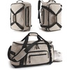 BAGSMART 4-IN-1 Gym Bag for Women Men, TSA Duffle Bag for Travel(Camel)