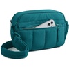 BAGSMART Cross Body Purse, Mini Crossbody Bags for Women Travel Purse(Botanical Green)