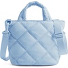 BAGSMART Crossbody Bags for Women, Lightweight Purses for Women, Quilted Puffer Tote Handbags for Daily Use,Shop,Travel(Blue)