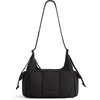 BAGSMART Crossbody Hobo Bags for Women, Small Puffer Everyday Purse(Black)