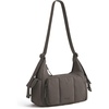 BAGSMART Crossbody Hobo Bags for Women, Small Puffer Everyday Purse(Charcoal Gray)