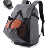 BAGSMART Gym Backpack for Men with Shoe Compartment for Multi-Sport(Dark Grey)