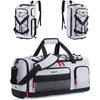BAGSMART Gym Bag for Men, Athletic Sports Backpack Travel Hiking Duffel(Grey)