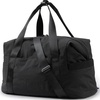 BAGSMART Gym Bag for Women, Carry on Weekender Overnight Bag, Travel Duffel Bags with Trolley Sleeve, Personal Item Travel Bag Tote Bag Workout Dance Bag(Black,Medium)(Black)