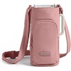 BAGSMART Magnetic 40oz Water Bottle Holder with Strap, Crossbody Purse Gym Accessories for Women(Coral)