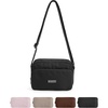 BAGSMART Mini Foldable Crossbody Bags for Women, Cute Travel Purses(Black)