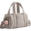 BAGSMART Reiki Gym Bag for Women Puffy Yoga Mat Travel Weekender Duffle Bag(Latte Brown)