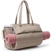 BAGSMART Yoga Pilates Tote Bag for Women with Knotted Handle, Gym Bag(Camel)