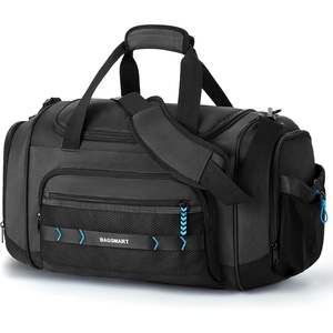 BAGSMART 4-IN-1 Gym Bag for Women Men, TSA Duffle Bag for Travel(Black)