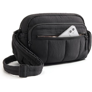 BAGSMART Cross Body Purse, Mini Crossbody Bags for Women Travel Purse(01-black)