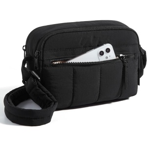 BAGSMART Cross Body Purse, Mini Crossbody Bags for Women Travel Purse(Black)