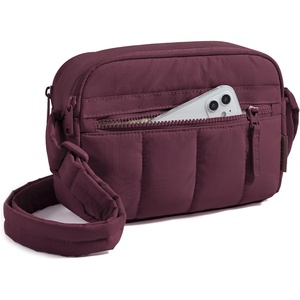 BAGSMART Cross Body Purse, Mini Crossbody Bags for Women Travel Purse(Racing Red)