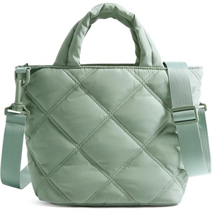 BAGSMART Crossbody Bags for Women, Lightweight Purses for Women, Quilted Puffer Tote Handbags for Daily Use,Shop,Travel(Forest Green)