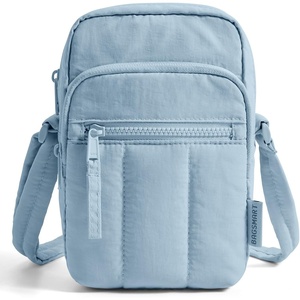 BAGSMART Crossbody Bags for Women, Mini Cell Phone Cross body Purses Travel Wallet with RFID Blocking Card Slots(Dawn Blue)