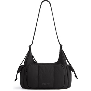 BAGSMART Crossbody Hobo Bags for Women, Small Puffer Everyday Purse(Black)
