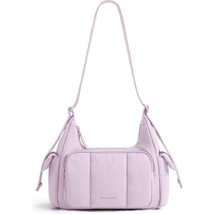 BAGSMART Crossbody Hobo Bags for Women, Small Puffer Everyday Purse(Iced Lavender)