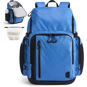 BAGSMART Gym Backpack for Men with Shoe Compartment for Multi-Sport(Blue)