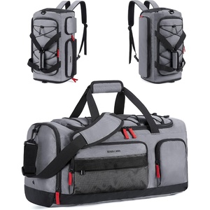 BAGSMART Gym Bag for Men, Athletic Sports Backpack Travel Hiking Duffel(Dark Grey)