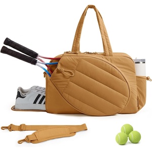 BAGSMART Tennis Gym Bag for Women, 2-in-1 Pickleball Backpack Sports Duffle(Oxidized Gold)