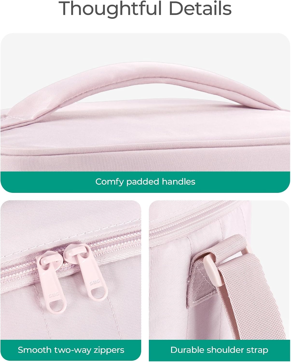 image:imageBAGSMART Puffy Insulated Lunch Bag Lightweight Large 14L Double Deck CamelACamel