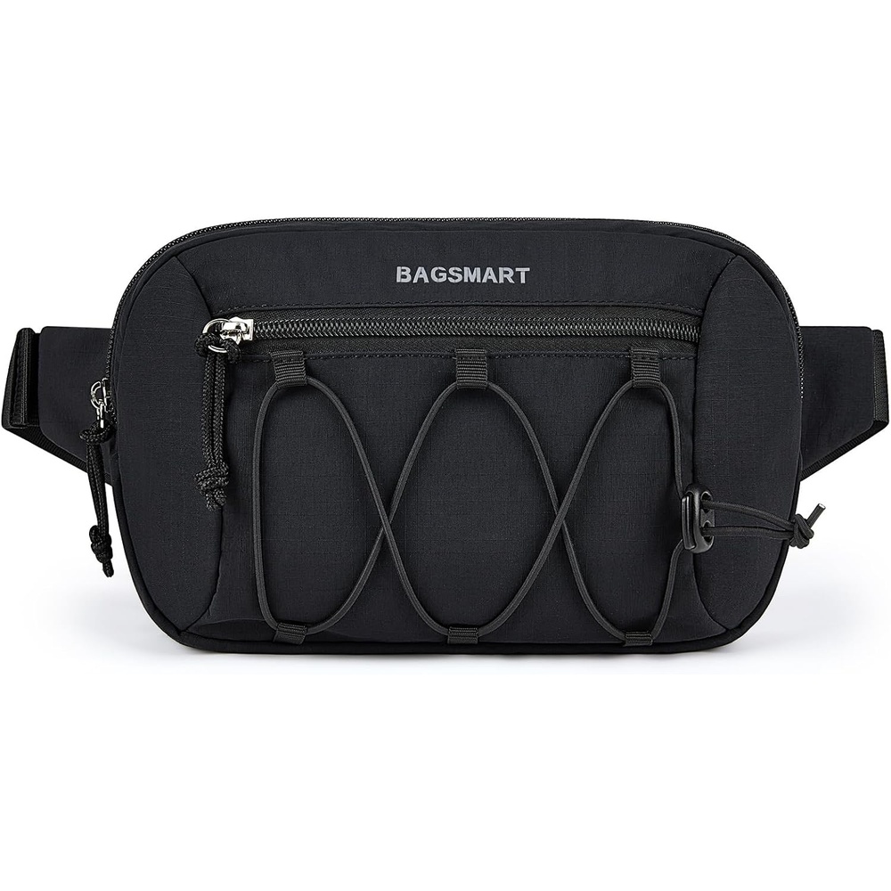 image:imageBAGSMART Fanny Packs for Women Running Workout Traveling Hiking BeigeBlack