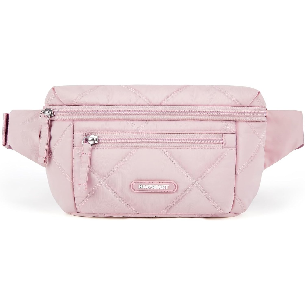 image:imageBAGSMART Puffy Fanny Packs for Women Belt Bag with Adjustable Strap2Pink