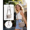 BAGSMART Cross Body Purse, Small Crossbody Bags for Women Travel Purse, Casual Shoulder Handbag Wallet(Coffee Brown)