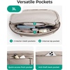 BAGSMART Fanny Packs for Women Cross Body, Quilted Puffy Belt Bag with Pockets, Fashion Waist Packs for Traveling Hiking Black(Z-Forest Green)