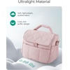 BAGSMART Lunch Bag Women, Double Deck Insulated Lunch Box, Camel(Olive Green)