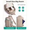 BAGSMART Small Crossbody Bags for Women, Puffer Sling Bag Fanny Packs(Chocolate)
