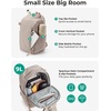 BAGSMART Small Crossbody Bags for Women, Puffer Sling Bag Fanny Packs(Coffee)