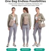 BAGSMART Small Crossbody Bags for Women, Puffer Sling Bag Fanny Packs(Olive Green)