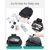 BAGSMART Small Crossbody Sling Bag, Crossbody Daypack, Chest Shoulder Bag Hiking Small Backpack for Casual Travel Sport(Black)