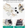 BAGSMART Small Crossbody Sling Bag for Men Women, Small Sling Backpack Shoulder Bag, Anti-Theft Chest Daypack(Beige)