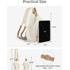 BAGSMART Small Crossbody Sling Bag for Men Women, Small Sling Backpack Shoulder Bag, Anti-Theft Chest Daypack(Beige)