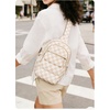 BAGSMART Small Sling Bag for Women, Puffer Crossbody Bag Hobo Handbag(Checkered)