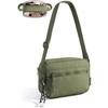 BAGSMART Cross Body Purse, Small Crossbody Bags for Women Travel Purse, Casual Shoulder Handbag Wallet(Olive Green)
