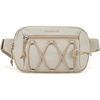 BAGSMART Fanny Packs for Women, Running Workout Traveling Hiking, Beige(Beige Green)