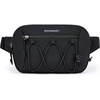 BAGSMART Fanny Packs for Women, Running Workout Traveling Hiking, Beige(Black)