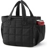 BAGSMART Lunch Bag Men’s Small Cool Quilted Insulated Leakproof Lightweight(Black)