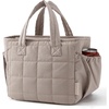 BAGSMART Lunch Bag Men’s Small Cool Quilted Insulated Leakproof Lightweight(Brown)