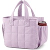 BAGSMART Lunch Bag Men’s Small Cool Quilted Insulated Leakproof Lightweight(Lavender Purple)