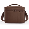 BAGSMART Puffy Insulated Lunch Bag, Lightweight Large 14L Double Deck Camel(A-Coffee Brown)