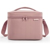 BAGSMART Puffy Insulated Lunch Bag, Lightweight Large 14L Double Deck Camel(A-Dusky pink)