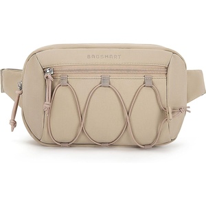 BAGSMART Fanny Packs for Women, Running Workout Traveling Hiking, Beige(Camel)