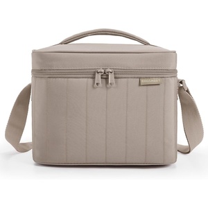BAGSMART Puffy Insulated Lunch Bag, Lightweight Large 14L Double Deck Camel(A-Camel)