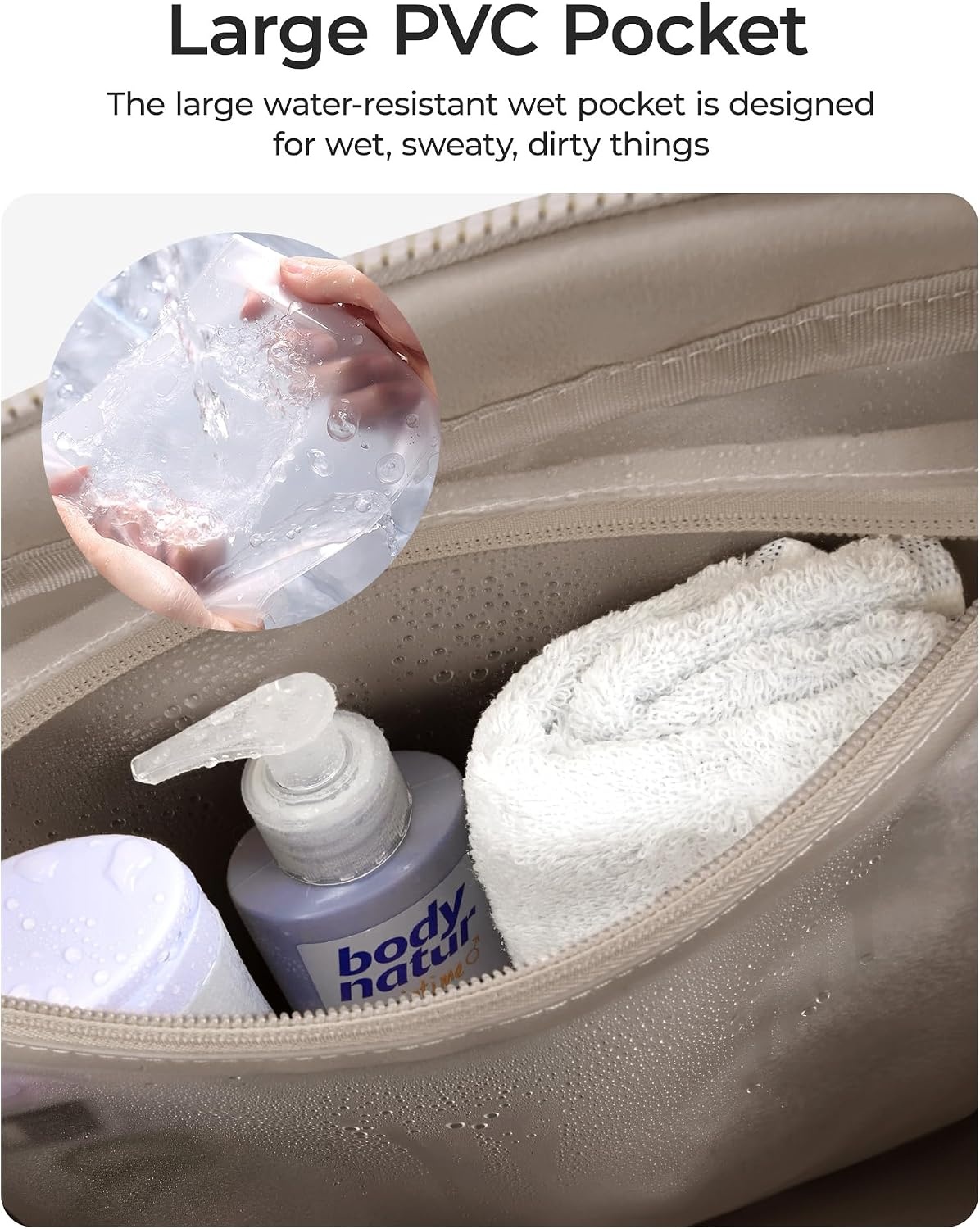 image:imageBAGSMART Duffle Bag for Travel Gym Bag for Women Weekender Carry onGrape