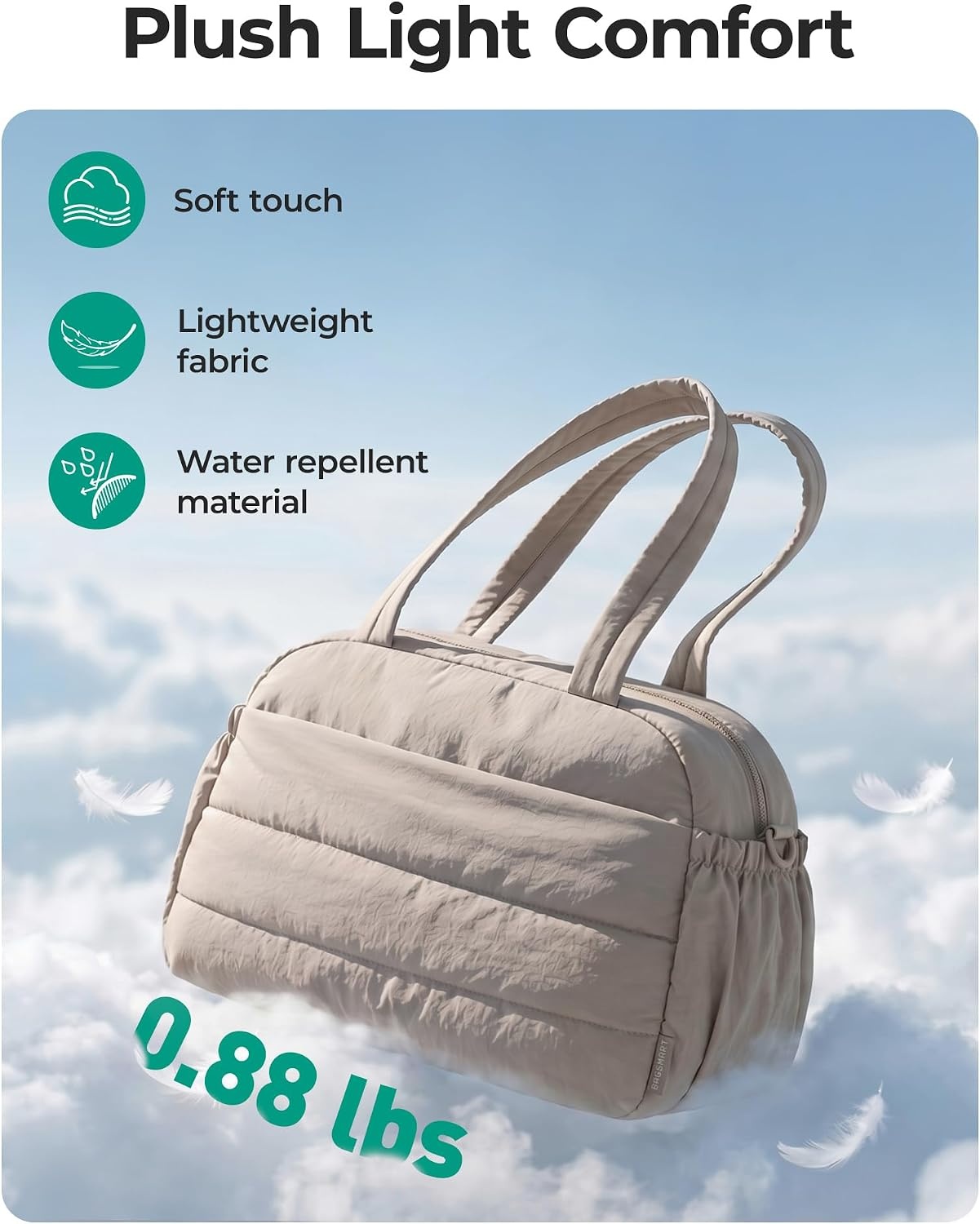 image:imageBAGSMART Gym Bag for Women Travel Duffle Bag for Travel Personal Item BagNavy Blue