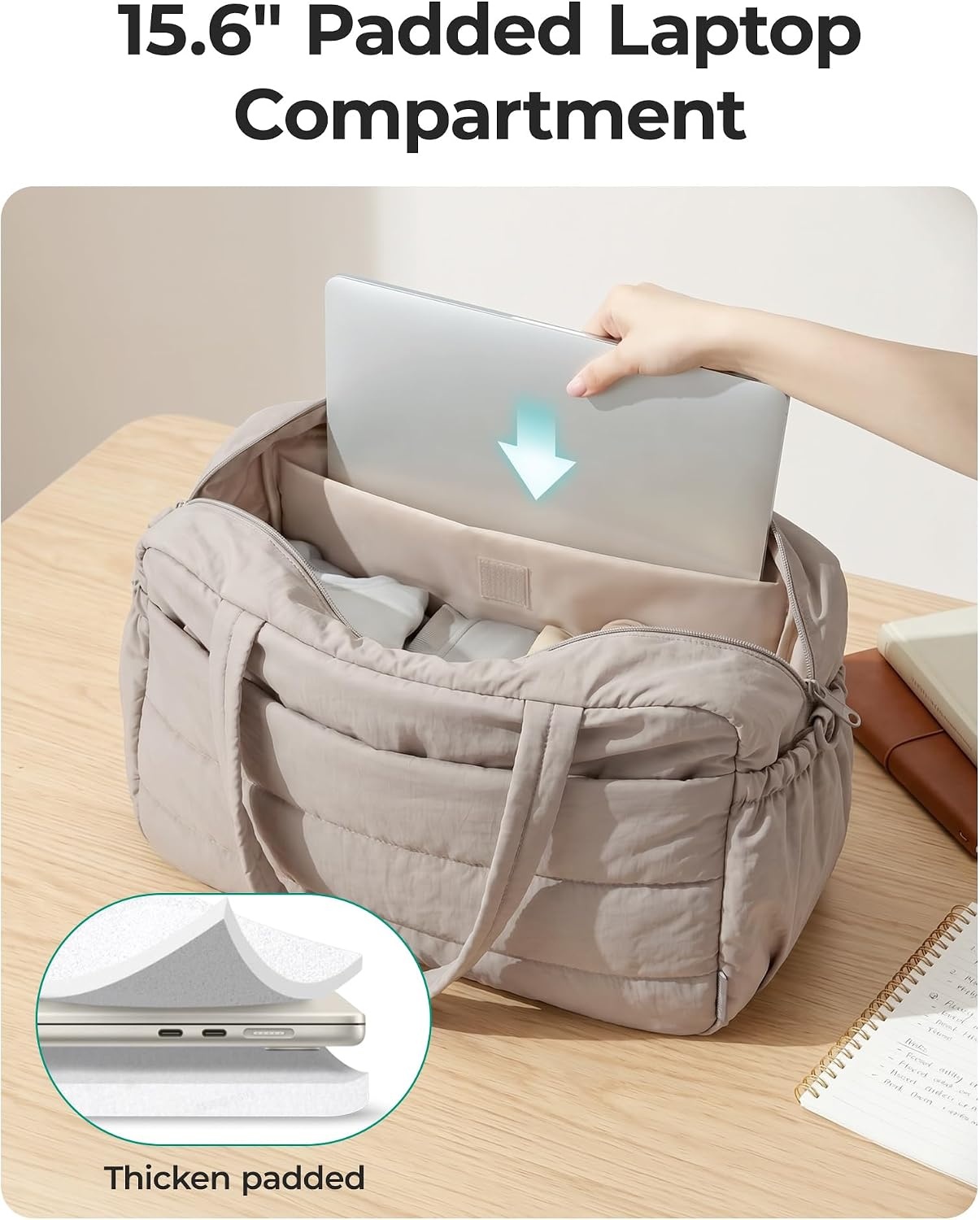 image:imageBAGSMART Gym Bag for Women Travel Duffle Bag for Travel Personal Item BagNavy Blue